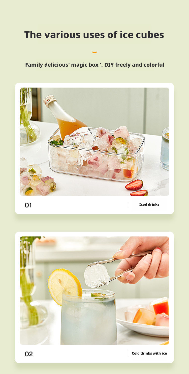 Building Blocks Geometric Silicone Ice Cube SetV
