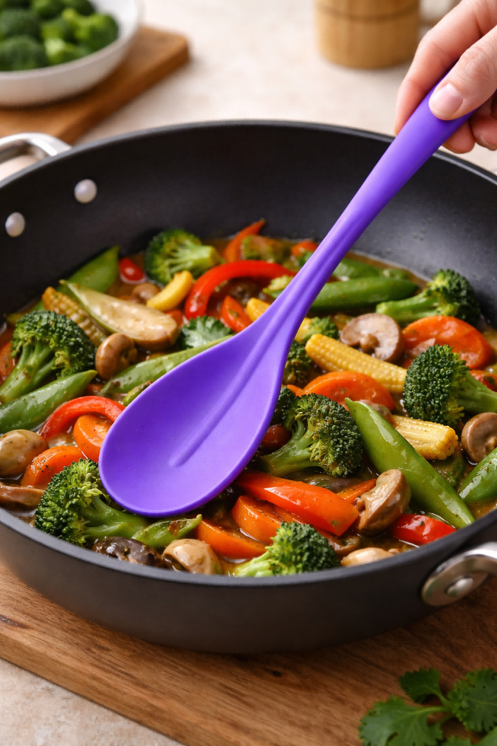 silicone spoon