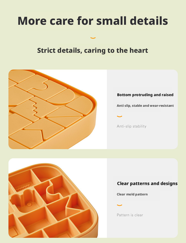 Building Blocks Geometric Silicone Ice Cube Set