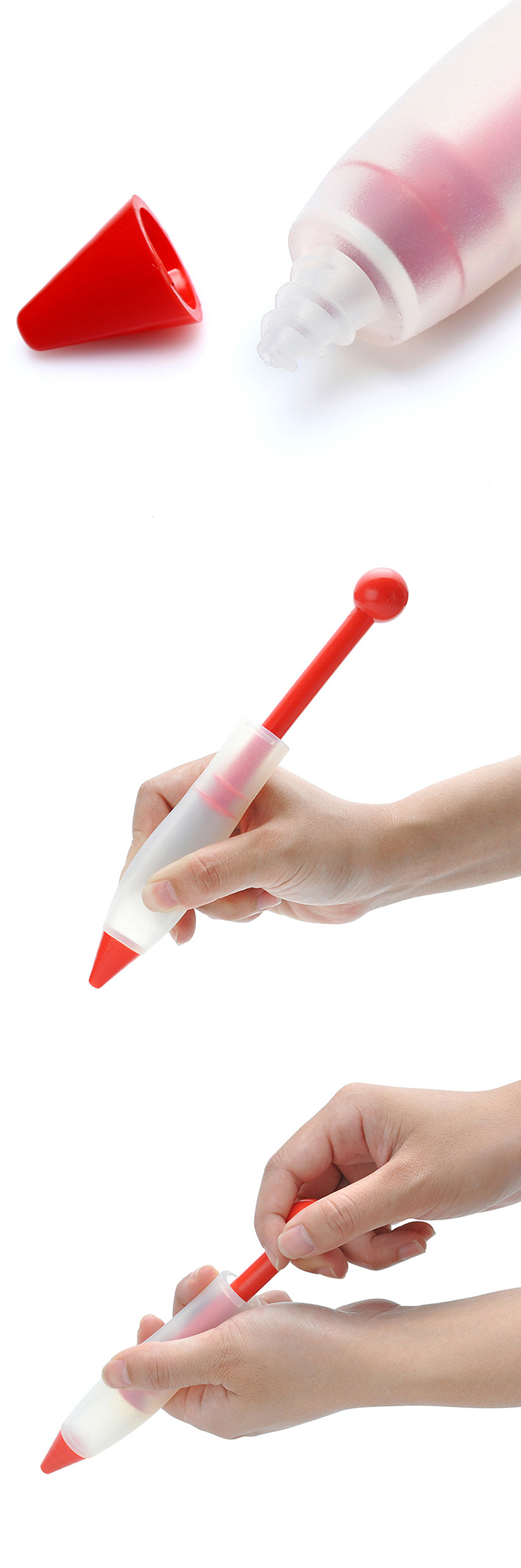 silicone cake pen