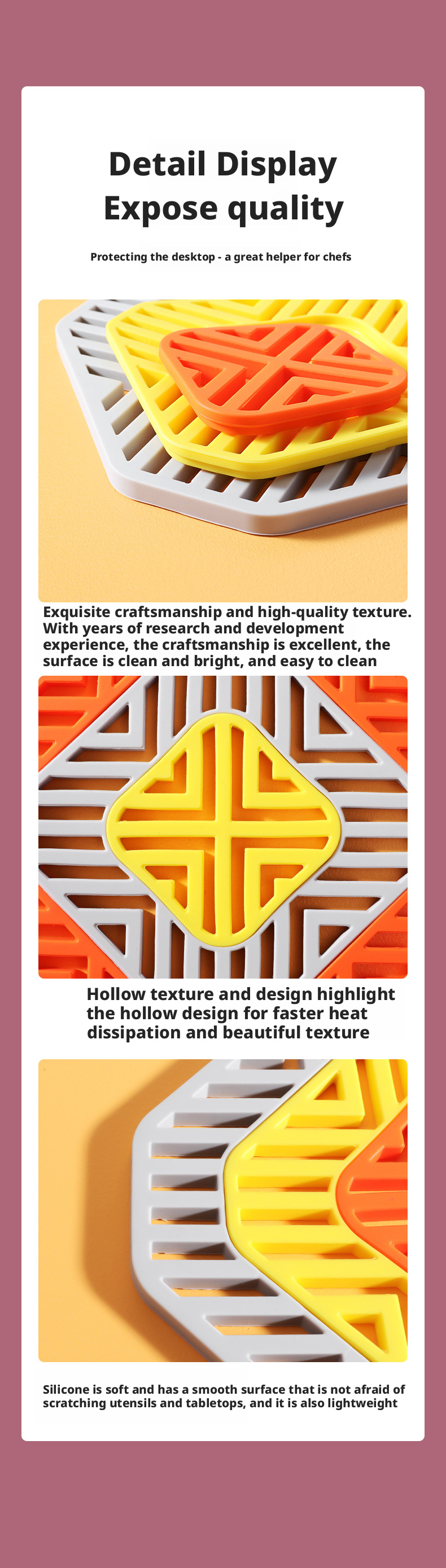 silicone trivet