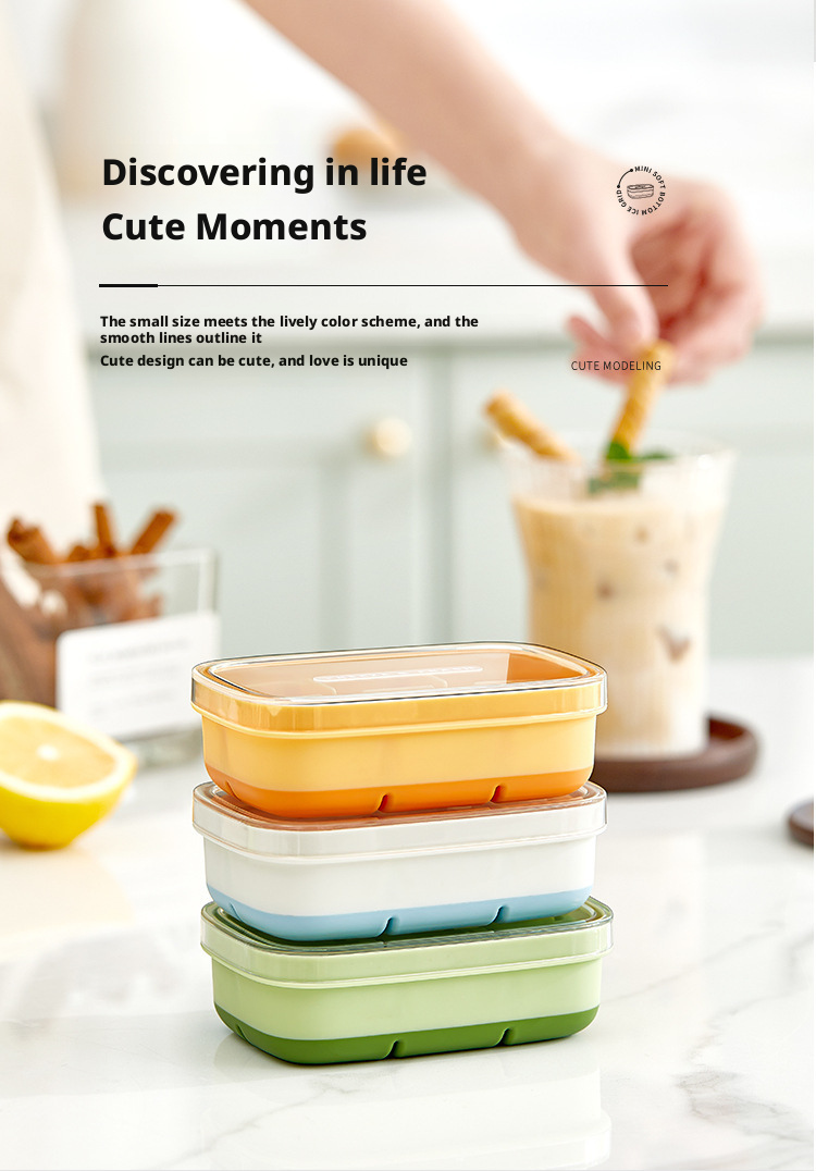 6-Hole Silicone Ice Cube Tray