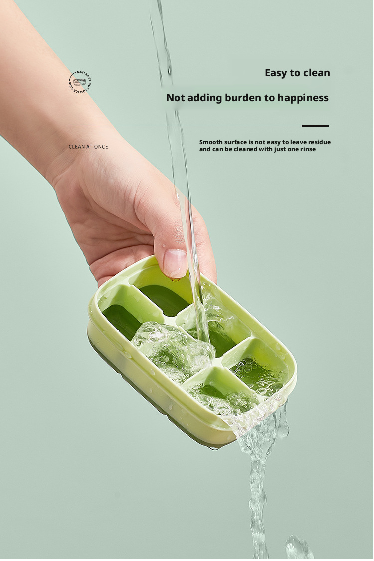6-Hole Silicone Ice Cube Tray