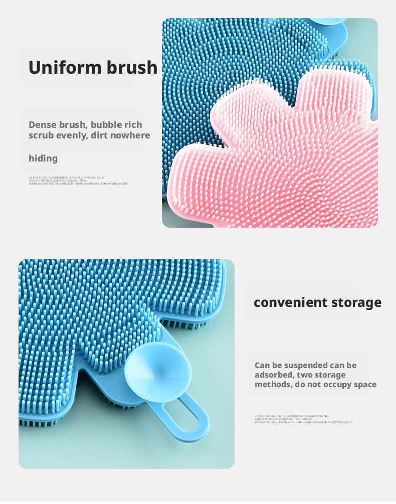 Flower and fruit brush