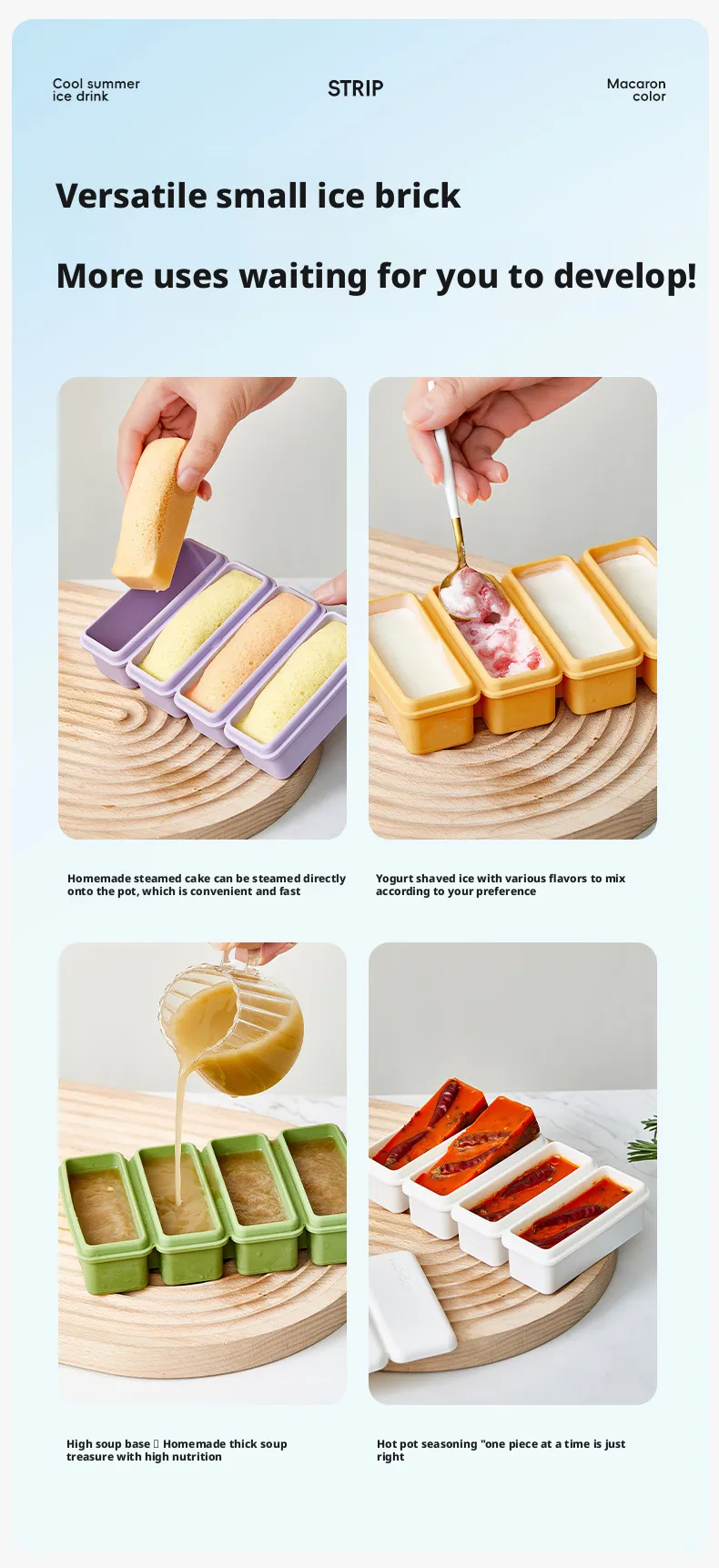 silicone ice cube trays