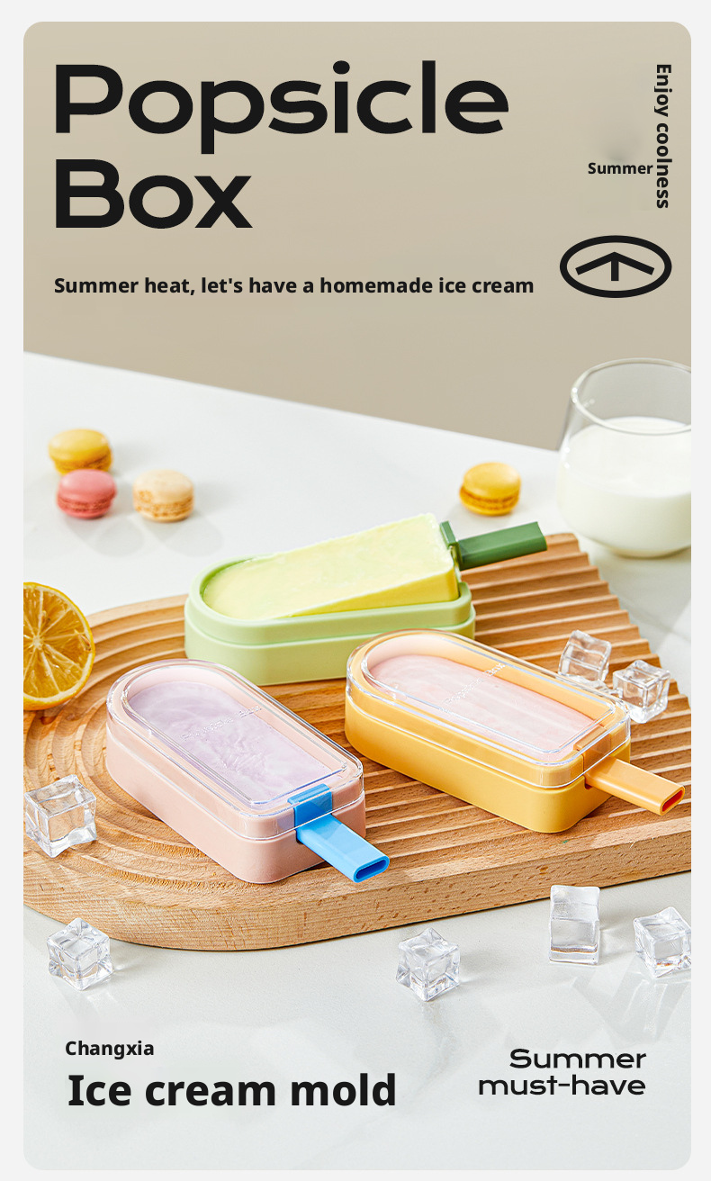 Creative Silicone Ice Cream Molds