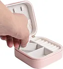 pink travel jewelry case