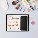 mini leather jewelry case