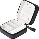 black travel jewelry case