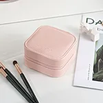 pink travel jewelry case