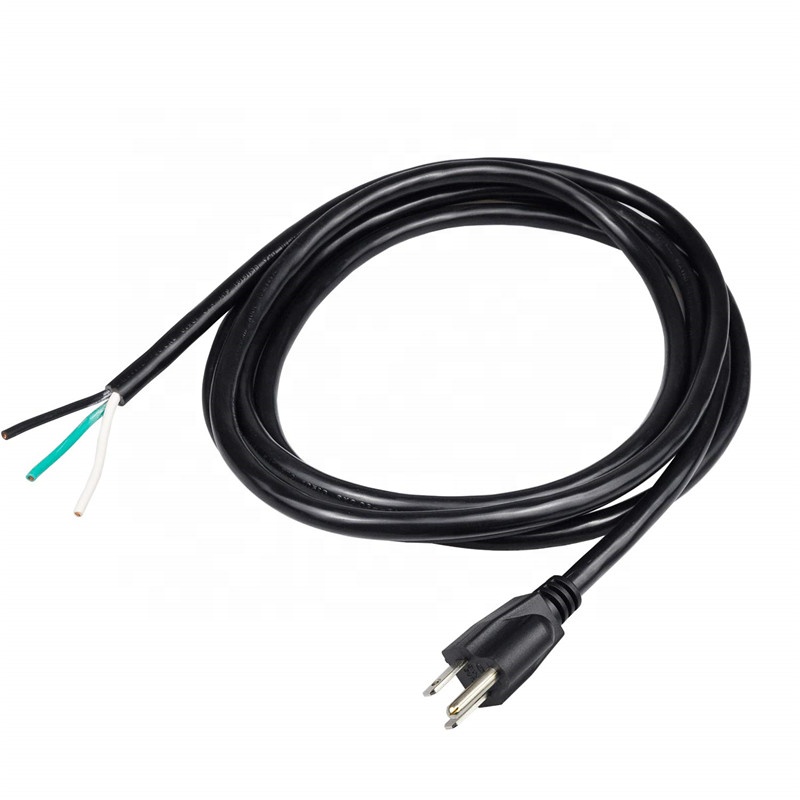 3*14AWG us extension cord NEMA 5-15P cord ROJ Power Cable