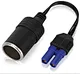 12V Car Emergency Start Power EC5 Plug switch to/female cigarette lighter Adapter Cable for jump starter Connector