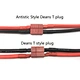 Deans T plug male female charger wire
