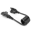 RV 4 Way Flat Trailer Extension Coiled Cable