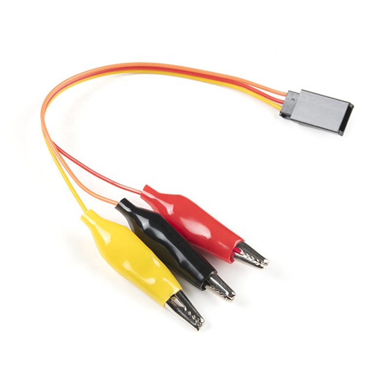 JR Futabe Servo connector to Alligator Clip adapter Cable for servo