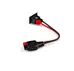 assembly Power Cable 2 prong extension cord with silicone cover