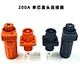 200A Energy storage cabinet plug.