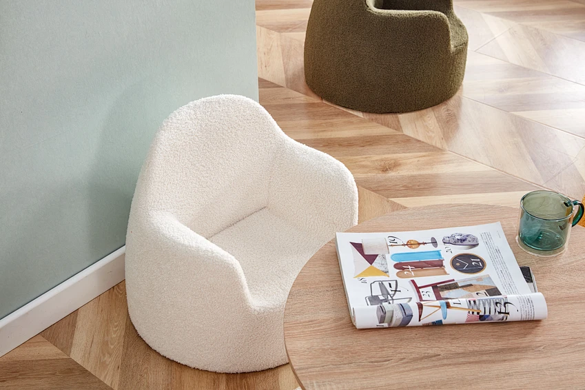white color kids sofa