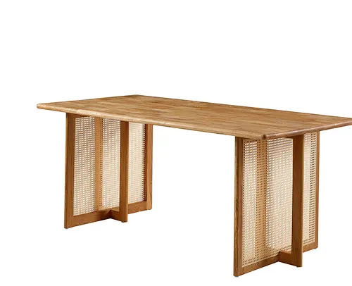 solid wood dining table