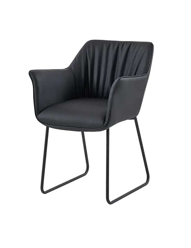 PU chair with armrest