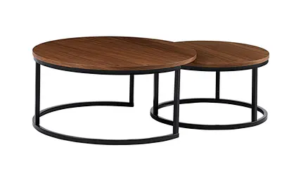 coffee table set black leg