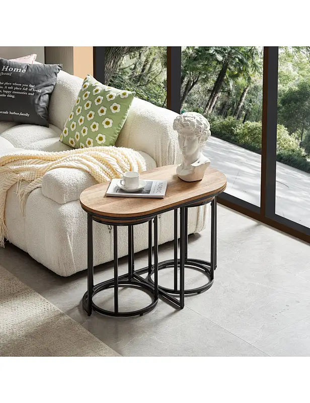 wood coffee table