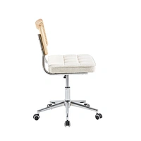 white color office chair