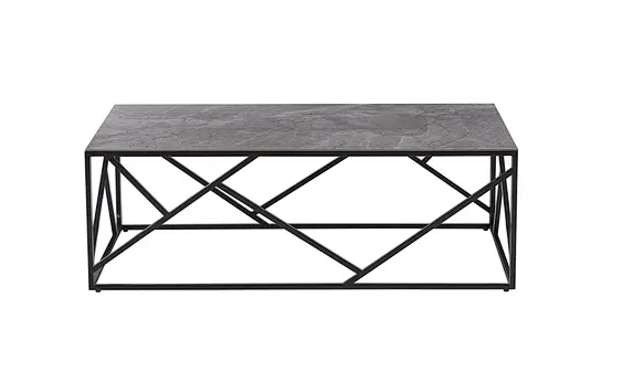 rectangle coffee table stone