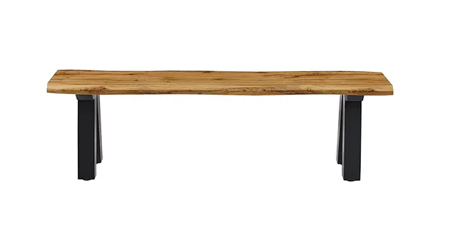 dining bench natural wood