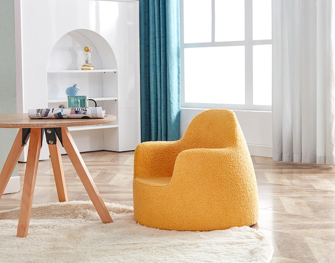 Teddy velvet kids sofa