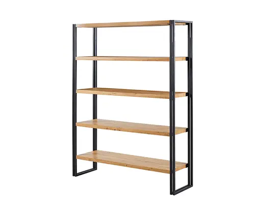 modern steel bookcase