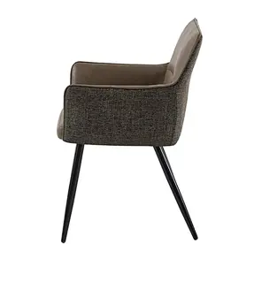 fabric seat metal leg chair