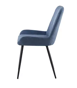 blue upholstered dining chair