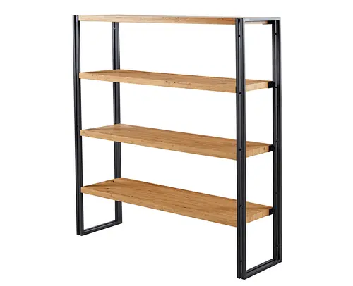 large natural color bookcase