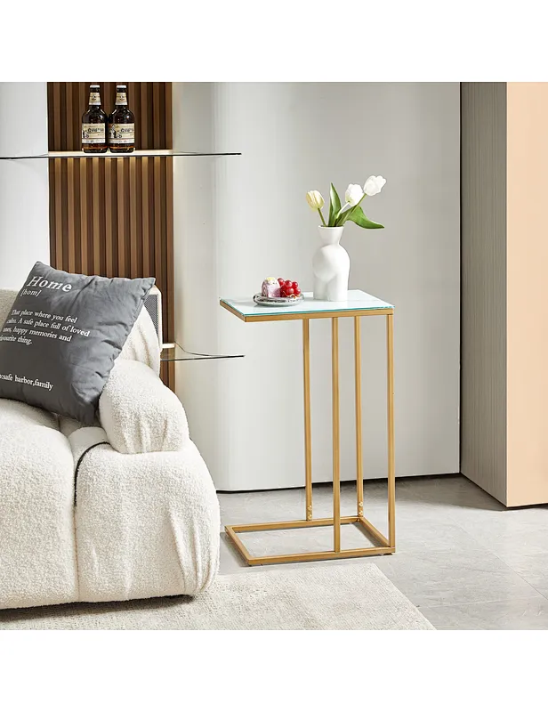 glass end tables