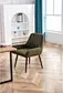 dark green teddy velvet kids chair