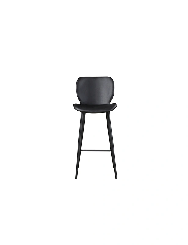 pu seat chromed bar stool