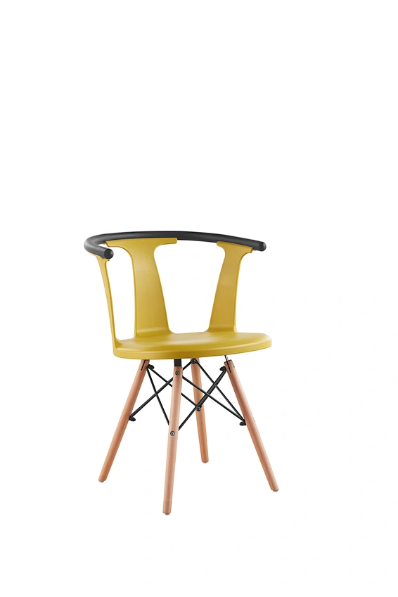 black metal dining chair