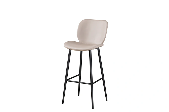 pu seat chromed bar stool