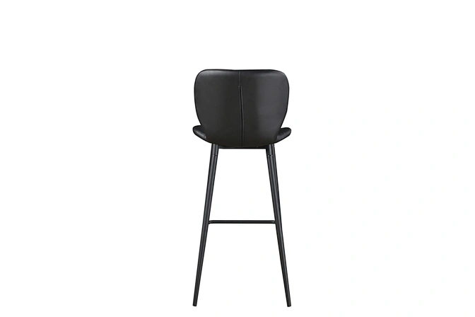pu seat chromed bar stool