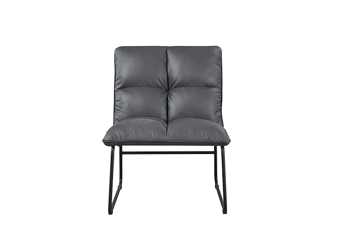 black and white accent chair