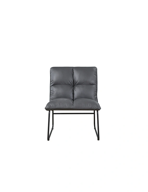 black and white accent chair