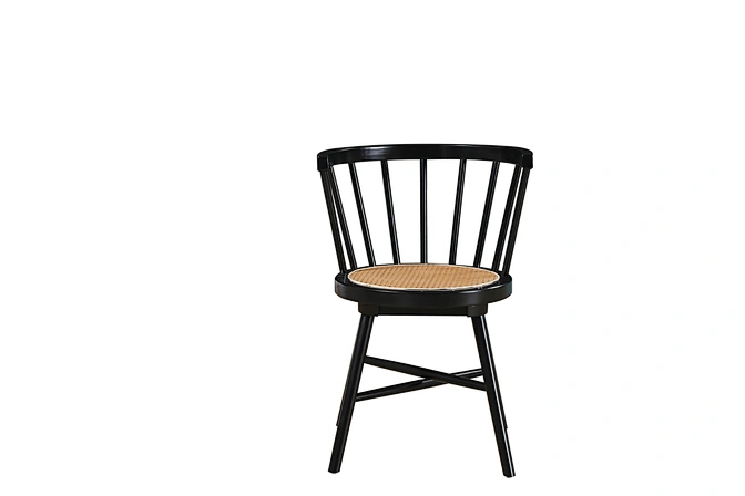 solid wood leather dining chair
