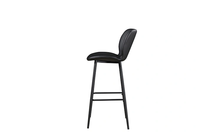 pu seat chromed bar stool