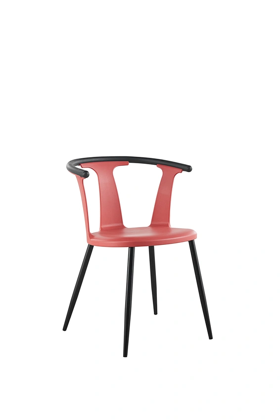 black metal dining chair