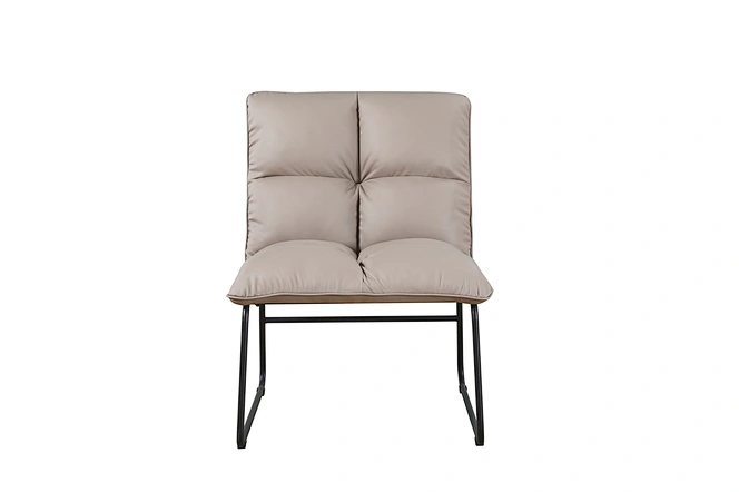 black and white accent chair