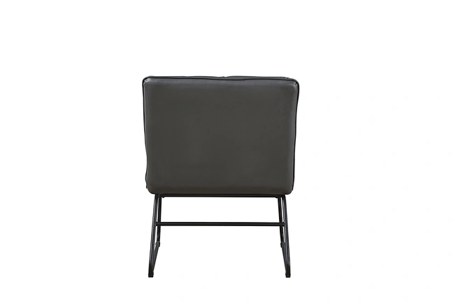 black and white accent chair