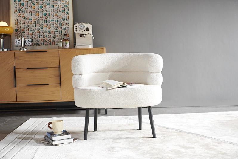 Lounge chair sofa comfortable cream