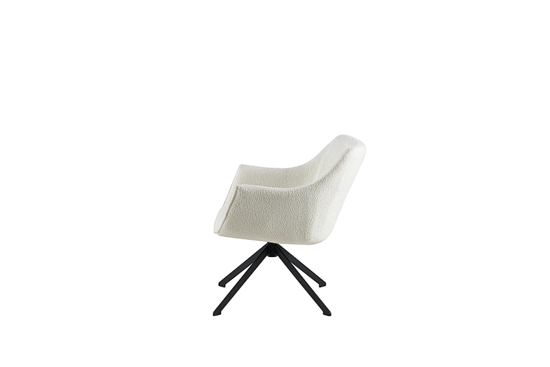 Lounge chair accent chair swivel chair insta cream