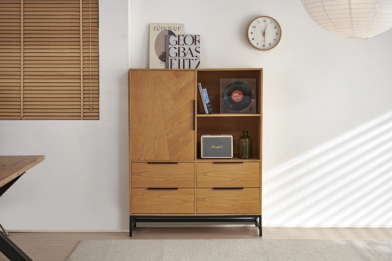 cupboard shelf side cabinet living room